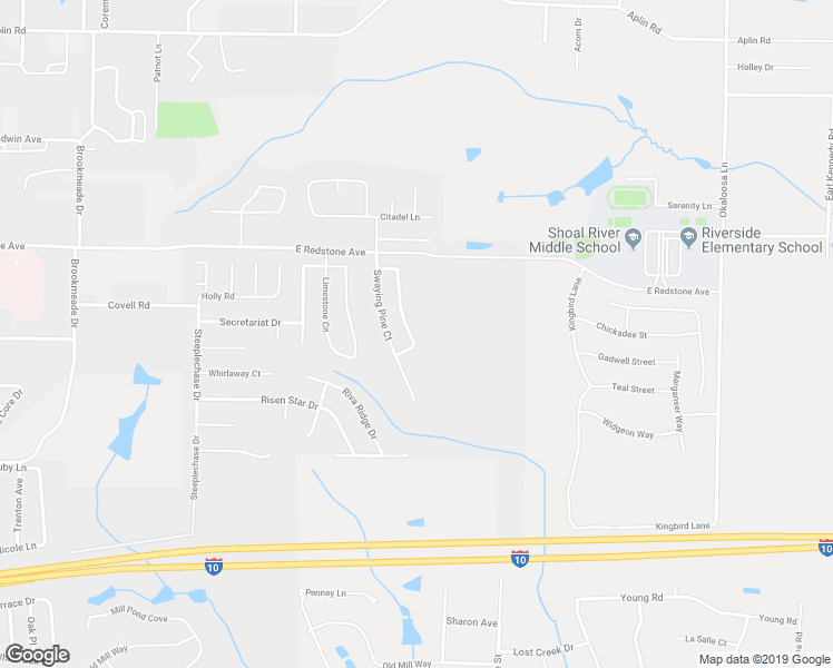 map of restaurants, bars, coffee shops, grocery stores, and more near 398 Crooked Pine Trail in Crestview