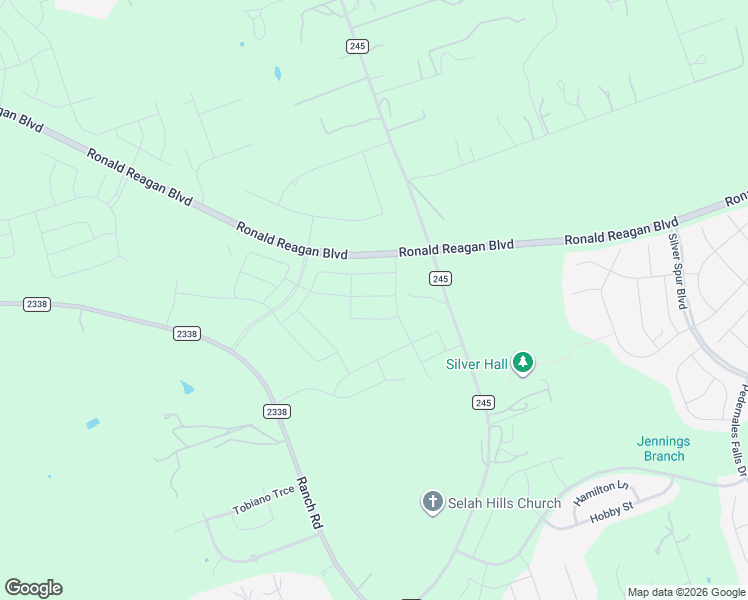 map of restaurants, bars, coffee shops, grocery stores, and more near 901 County Road 245 in Georgetown