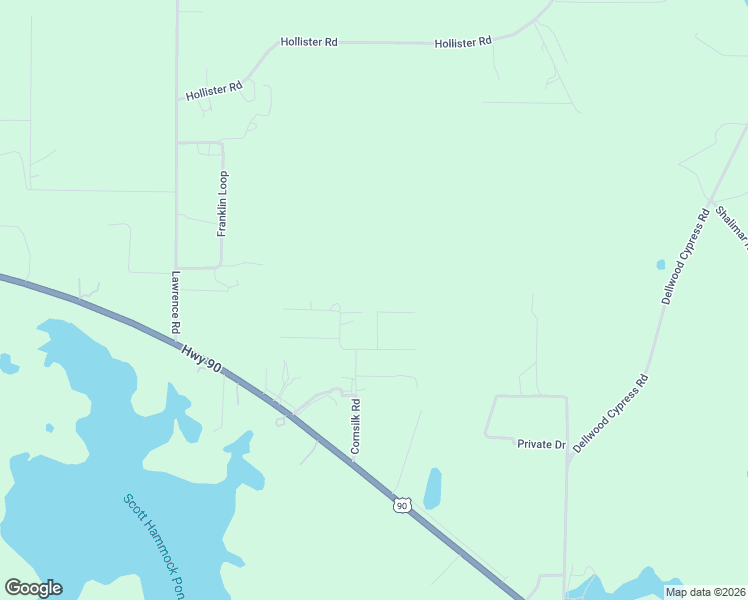 map of restaurants, bars, coffee shops, grocery stores, and more near 6100 Bolivia Lane in Marianna