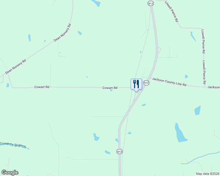 map of restaurants, bars, coffee shops, grocery stores, and more near 608 County Line Rd in Lucedale