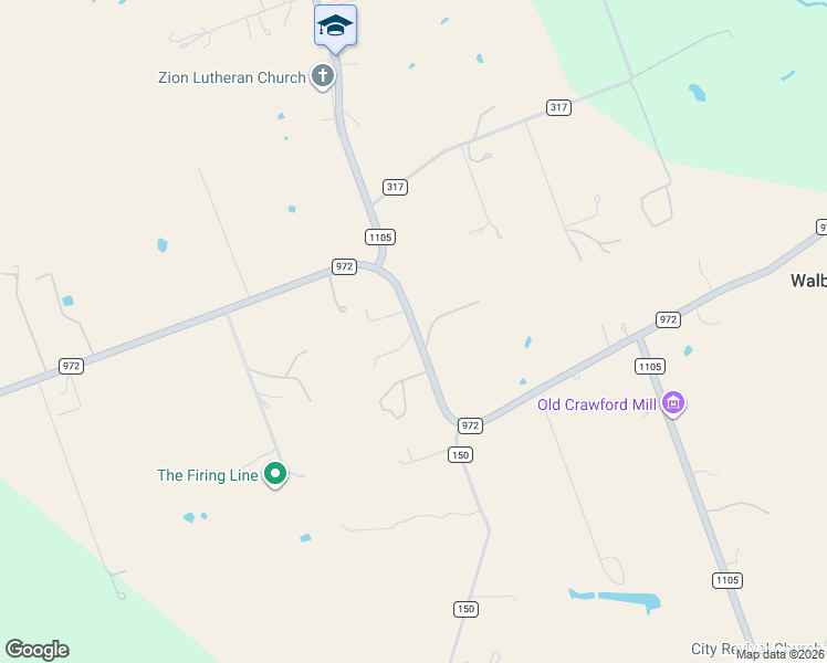 map of restaurants, bars, coffee shops, grocery stores, and more near 1725 FM 972 in Georgetown