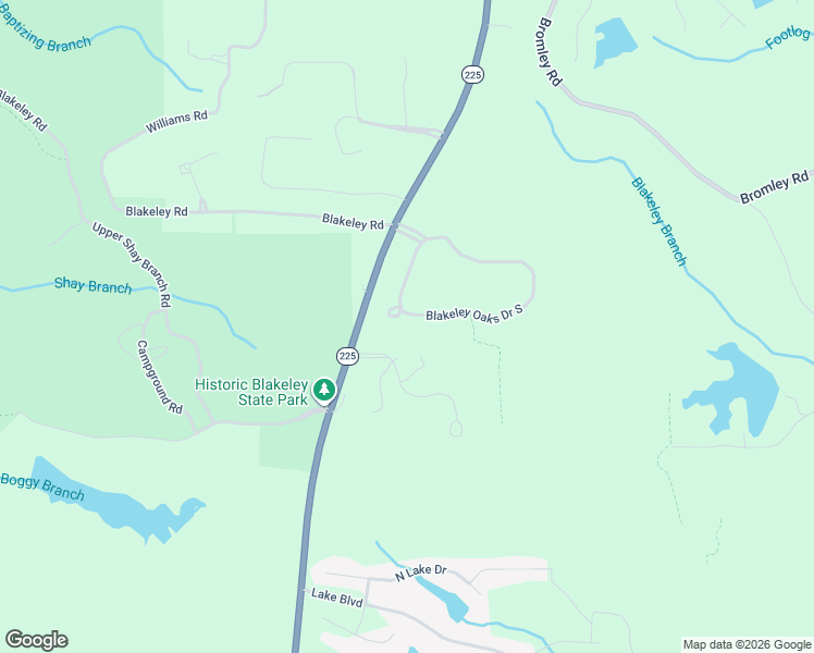 map of restaurants, bars, coffee shops, grocery stores, and more near 7400 Blakeley Oaks Drive North in Spanish Fort