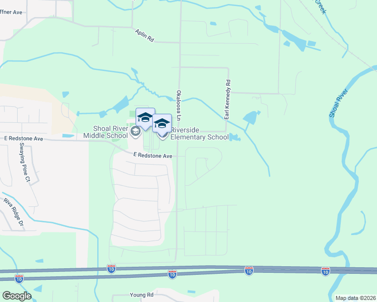 map of restaurants, bars, coffee shops, grocery stores, and more near 3241 Earl Kennedy Road in Crestview