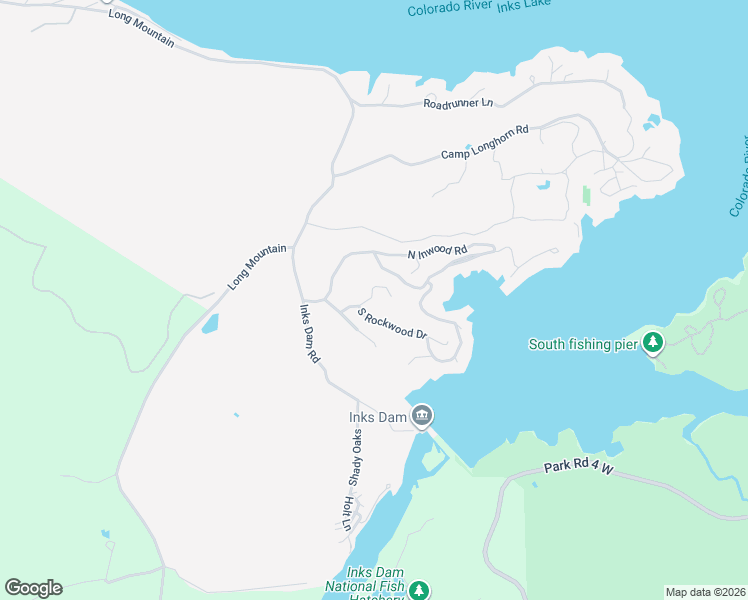 map of restaurants, bars, coffee shops, grocery stores, and more near 318 Lakewood Drive in Burnet