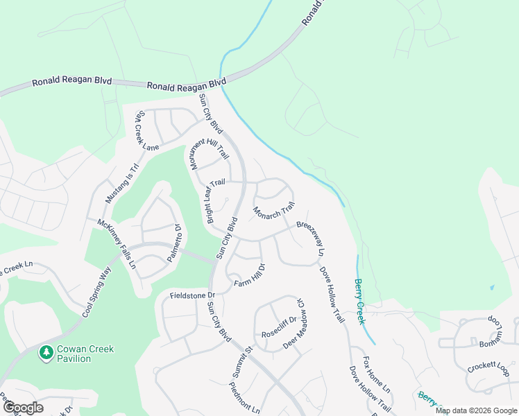map of restaurants, bars, coffee shops, grocery stores, and more near 202 Monarch Trail in Georgetown