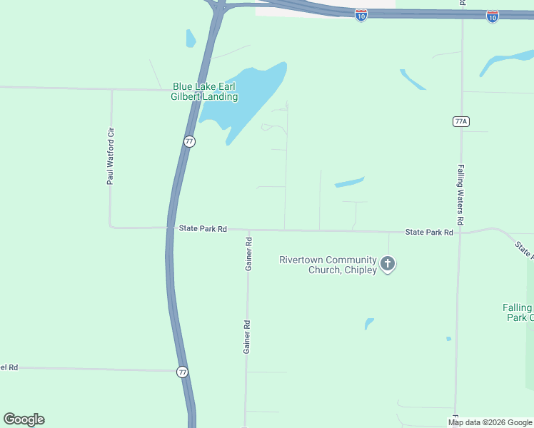 map of restaurants, bars, coffee shops, grocery stores, and more near 1290 Dragon Fly Ln in Chipley