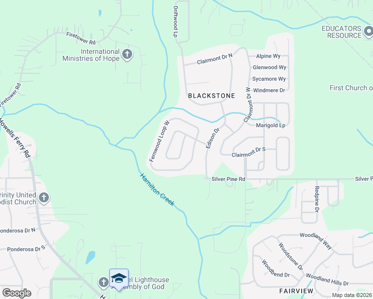 map of restaurants, bars, coffee shops, grocery stores, and more near 2236 Farrington Loop North in Semmes