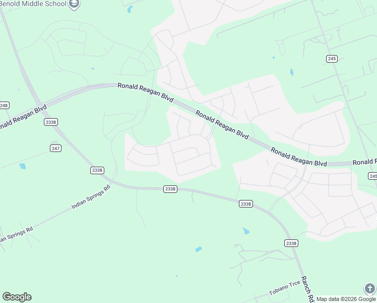 map of restaurants, bars, coffee shops, grocery stores, and more near 8600 Farm to Market Road 2338 in Georgetown