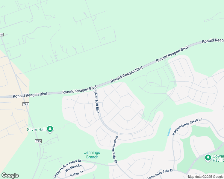 map of restaurants, bars, coffee shops, grocery stores, and more near 701 Benton Lane in Georgetown
