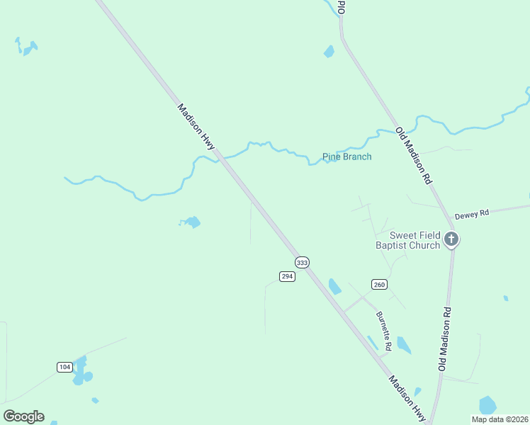 map of restaurants, bars, coffee shops, grocery stores, and more near 8270 Madison Highway in Quitman