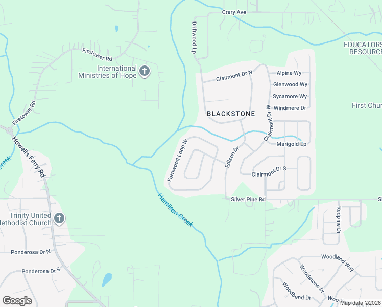 map of restaurants, bars, coffee shops, grocery stores, and more near Fernwood Loop East in Semmes