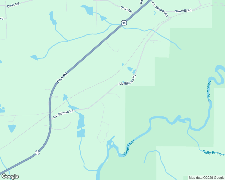 map of restaurants, bars, coffee shops, grocery stores, and more near 5001 A L Gillman Road in Baker