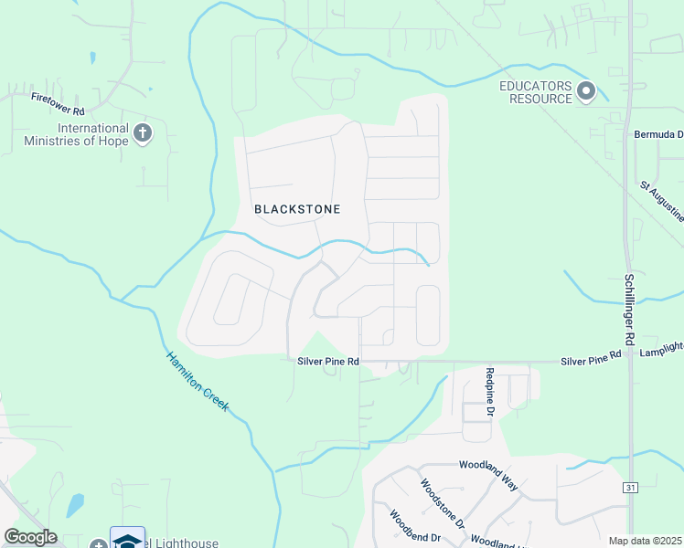 map of restaurants, bars, coffee shops, grocery stores, and more near 2301 Clairmont Drive West in Semmes