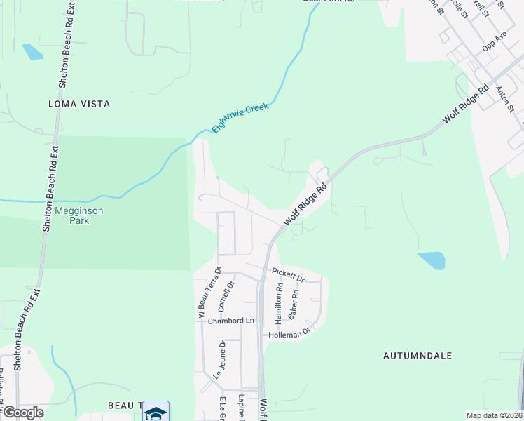 map of restaurants, bars, coffee shops, grocery stores, and more near 4056 Dixon Lane in Mobile