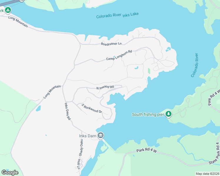 map of restaurants, bars, coffee shops, grocery stores, and more near 604 North Inwood Road in Burnet