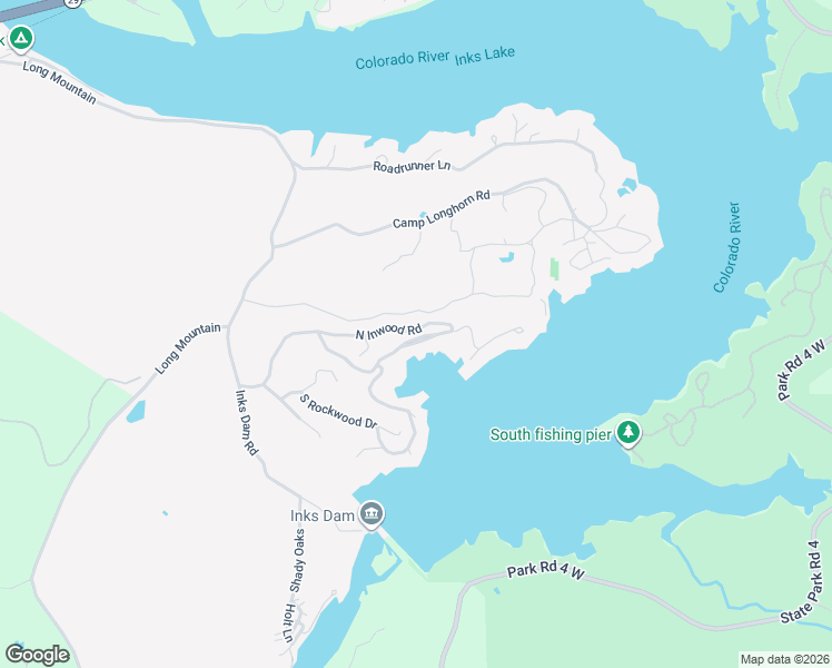 map of restaurants, bars, coffee shops, grocery stores, and more near 604 North Inwood Road in Burnet