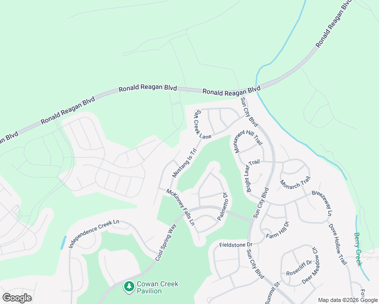 map of restaurants, bars, coffee shops, grocery stores, and more near 211 Mustang Island Drive in Georgetown