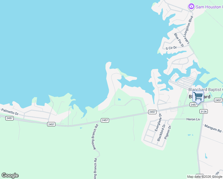 map of restaurants, bars, coffee shops, grocery stores, and more near 203 Island Dr in Livingston