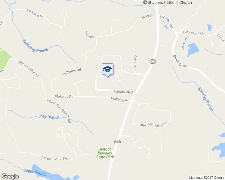 map of restaurants, bars, coffee shops, grocery stores, and more near 7411 Saluda Boulevard in Spanish Fort