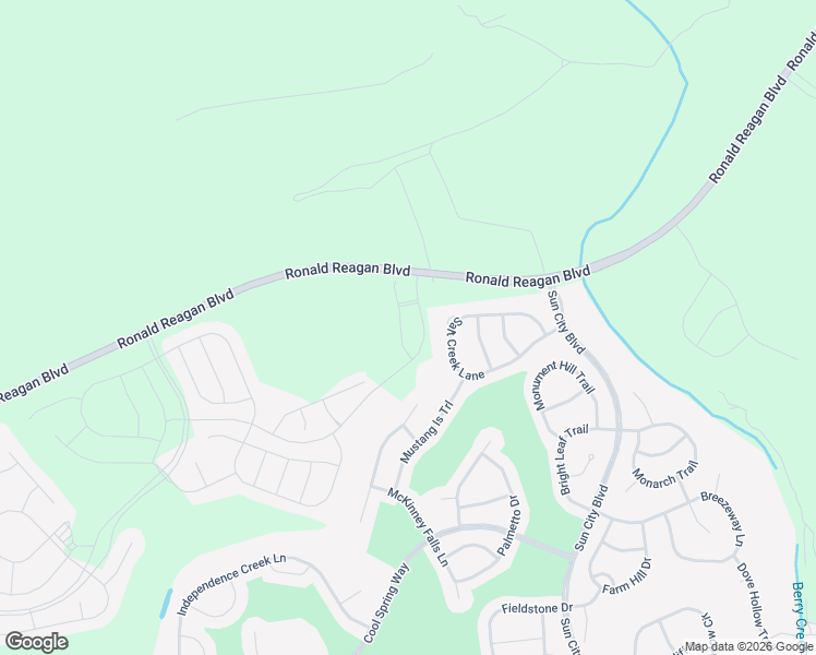 map of restaurants, bars, coffee shops, grocery stores, and more near 533 Salt Creek Lane in Georgetown