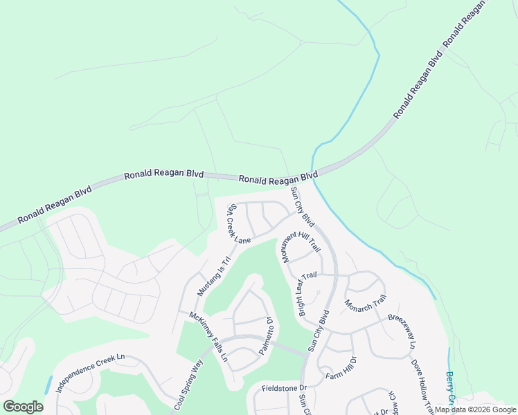 map of restaurants, bars, coffee shops, grocery stores, and more near 121 Sandy Creek Trail in Georgetown
