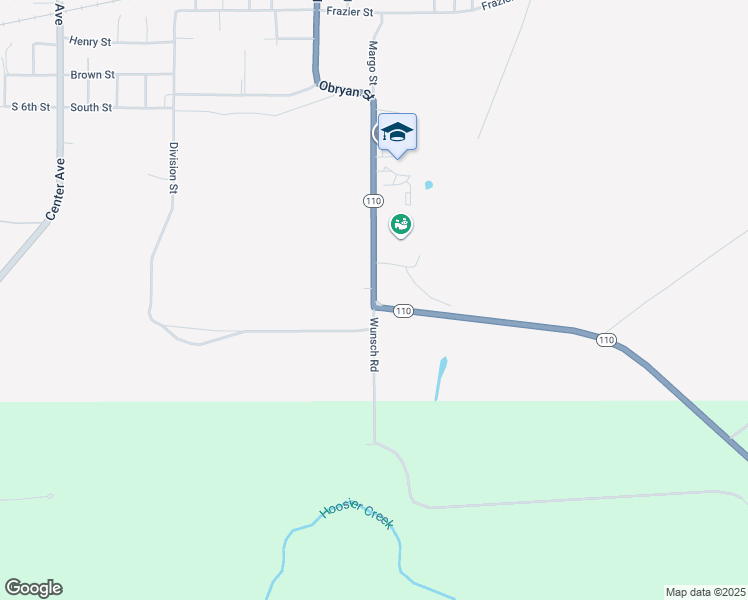 map of restaurants, bars, coffee shops, grocery stores, and more near 7061 Louisiana 110 in Merryville