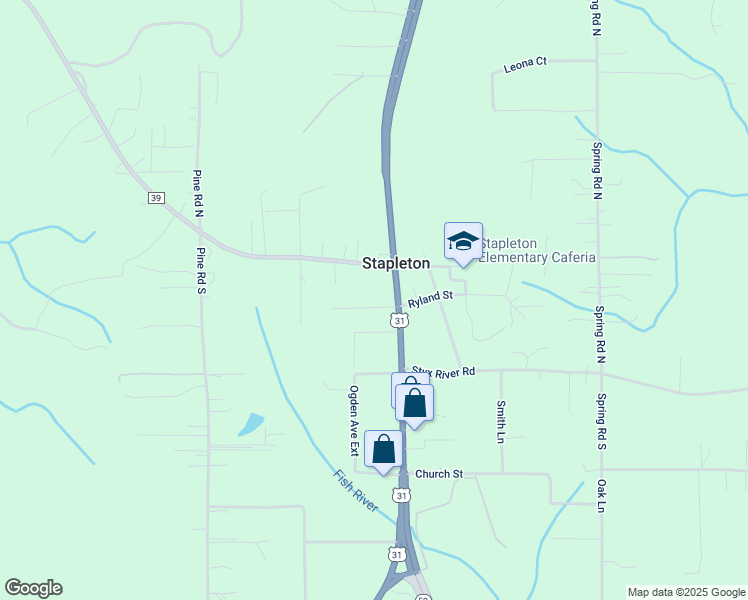 map of restaurants, bars, coffee shops, grocery stores, and more near 13440 Ryland Street in Stapleton
