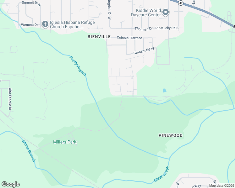 map of restaurants, bars, coffee shops, grocery stores, and more near 7045 Champions Run in Mobile