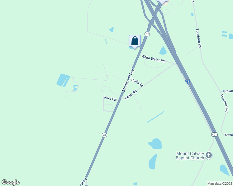 map of restaurants, bars, coffee shops, grocery stores, and more near 3784 Madison Highway in Valdosta