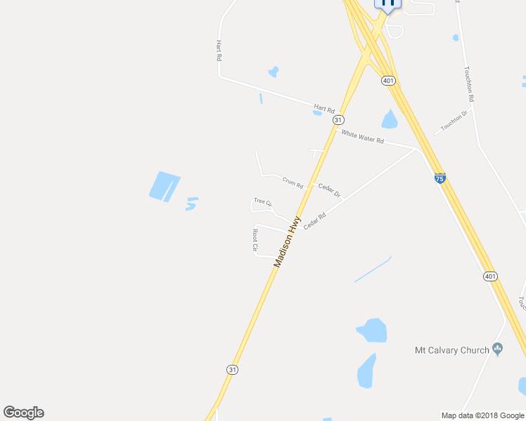 map of restaurants, bars, coffee shops, grocery stores, and more near 3729 Tree Circle in Valdosta