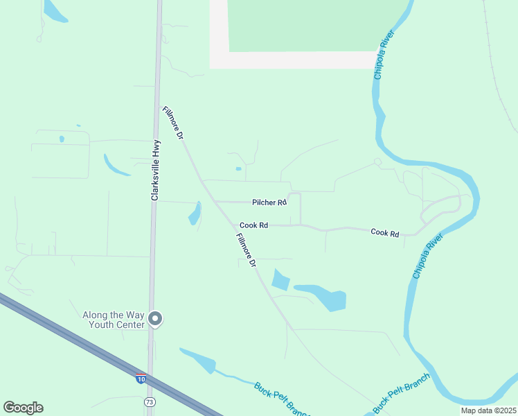map of restaurants, bars, coffee shops, grocery stores, and more near 4475 Pilcher Road in Marianna