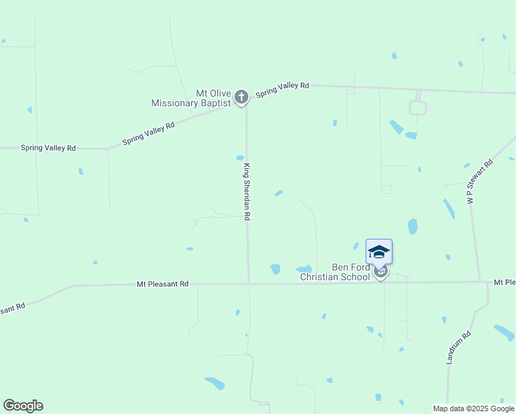 map of restaurants, bars, coffee shops, grocery stores, and more near 15148 King Sheridan Road in Bogalusa
