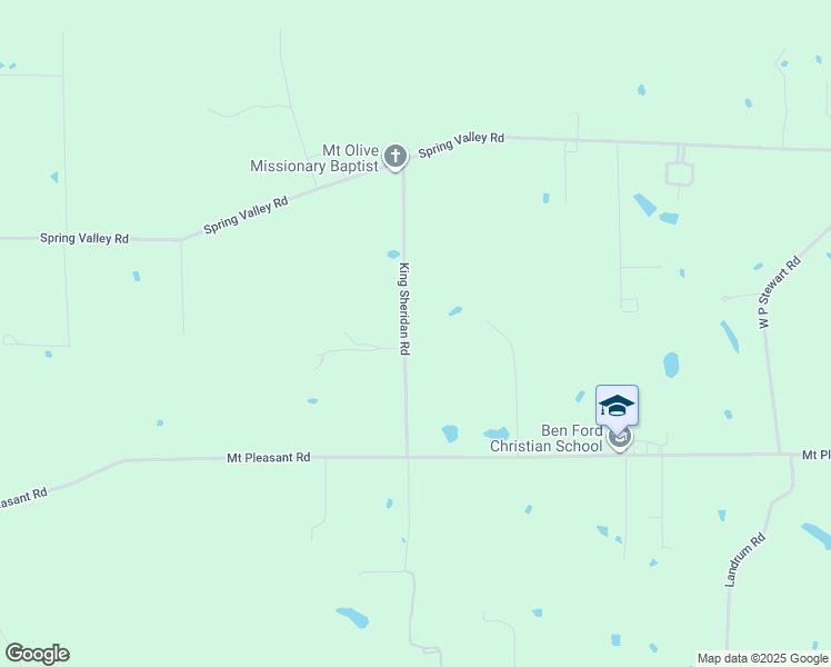 map of restaurants, bars, coffee shops, grocery stores, and more near 15148 King Sheridan Road in Bogalusa
