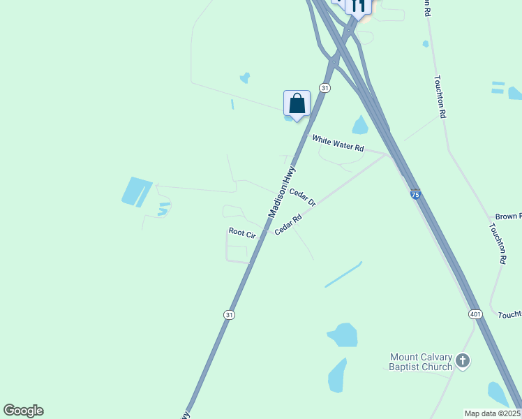 map of restaurants, bars, coffee shops, grocery stores, and more near 3784 Madison Highway in Valdosta