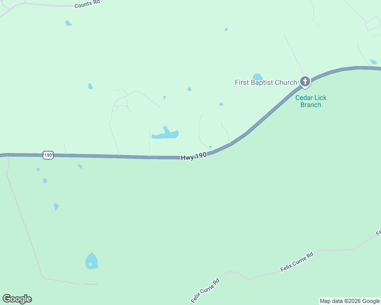 map of restaurants, bars, coffee shops, grocery stores, and more near 5161 U.S. 190 in Point Blank