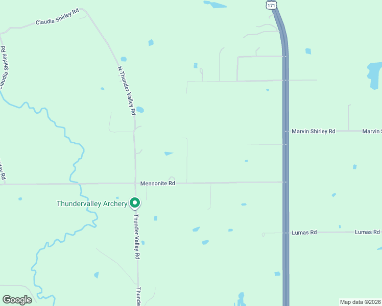 map of restaurants, bars, coffee shops, grocery stores, and more near 101-257 Calvin Shirley Road in DeRidder