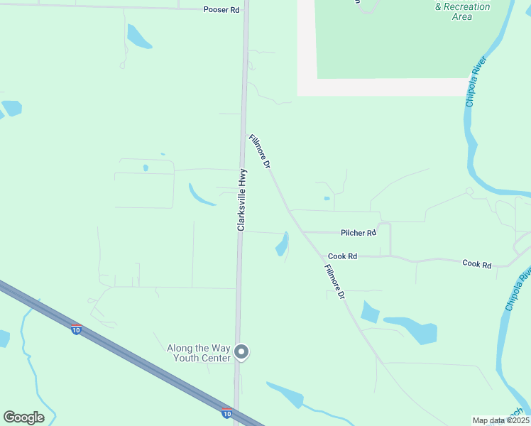 map of restaurants, bars, coffee shops, grocery stores, and more near 2465 Fillmore Drive in Marianna