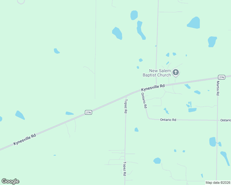 map of restaurants, bars, coffee shops, grocery stores, and more near 3376 Kynesville Road in Cottondale