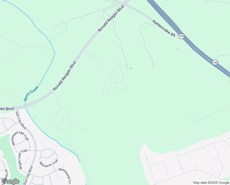 map of restaurants, bars, coffee shops, grocery stores, and more near Ronald Reagan Boulevard in Georgetown