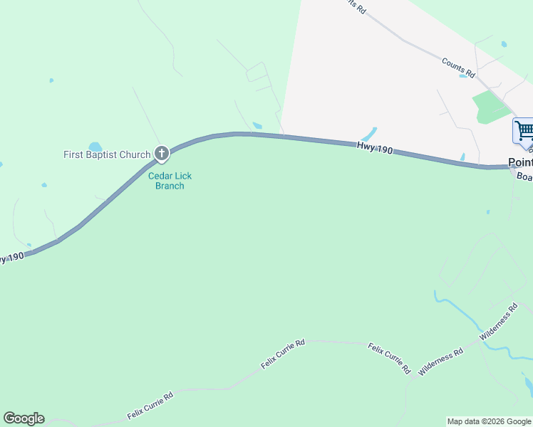 map of restaurants, bars, coffee shops, grocery stores, and more near in Point Blank