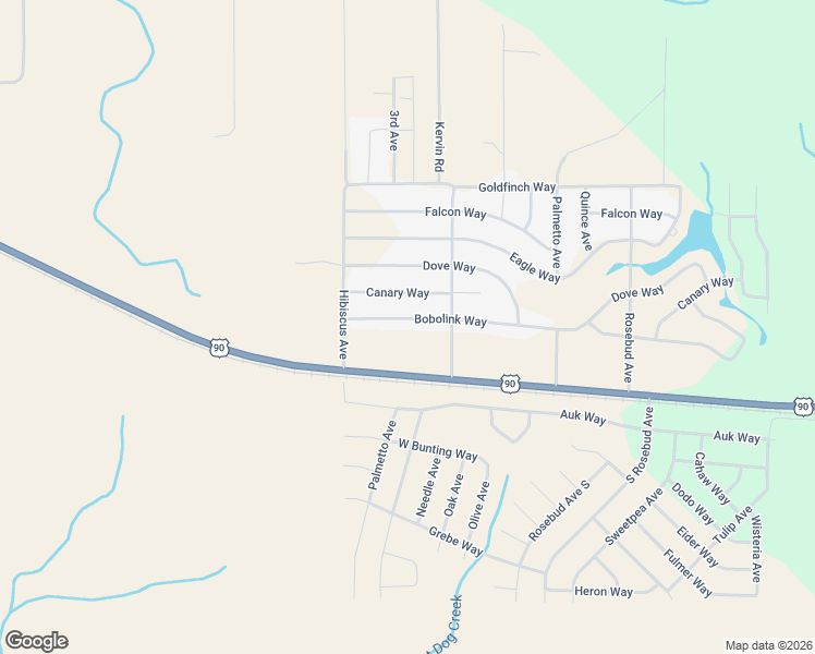 map of restaurants, bars, coffee shops, grocery stores, and more near 4618 Bobolink Way in Crestview