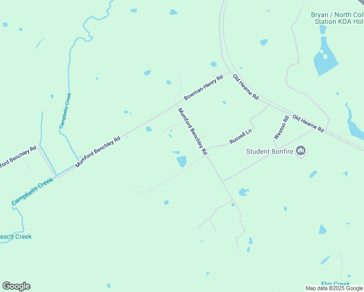 map of restaurants, bars, coffee shops, grocery stores, and more near 12247 Mumford-Benchley Road in Bryan
