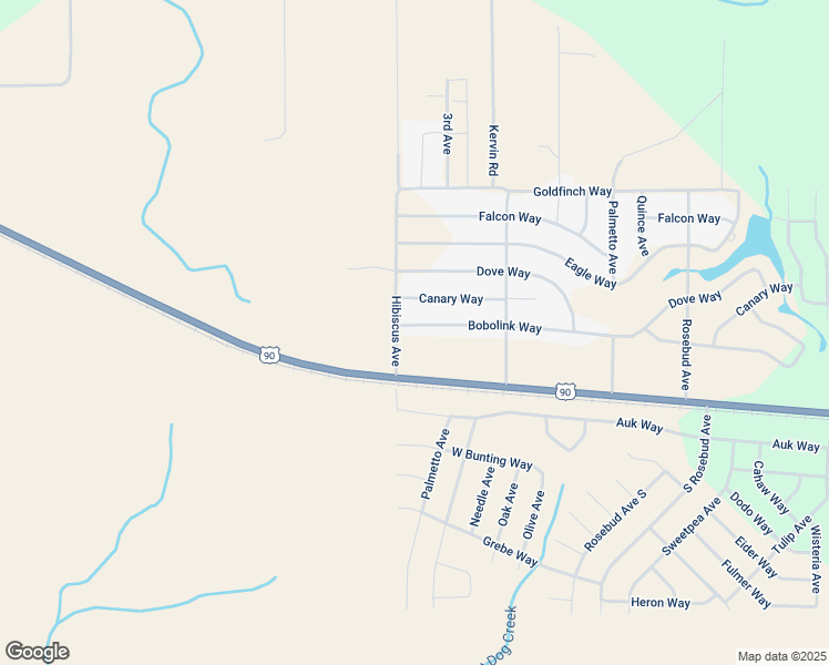 map of restaurants, bars, coffee shops, grocery stores, and more near 4604 Bobolink Way in Crestview