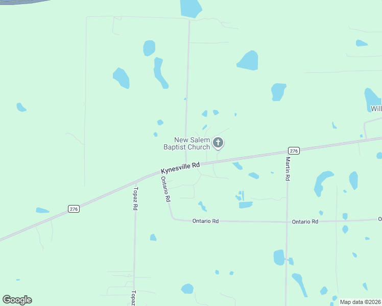 map of restaurants, bars, coffee shops, grocery stores, and more near 3460 Kynesville Road in Marianna