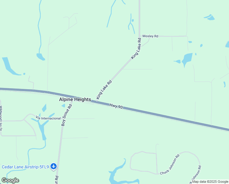 map of restaurants, bars, coffee shops, grocery stores, and more near 5274 U.S. 90 in DeFuniak Springs