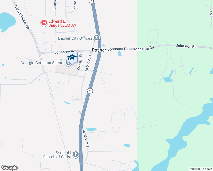 map of restaurants, bars, coffee shops, grocery stores, and more near 3918 Robinhood Road in Valdosta