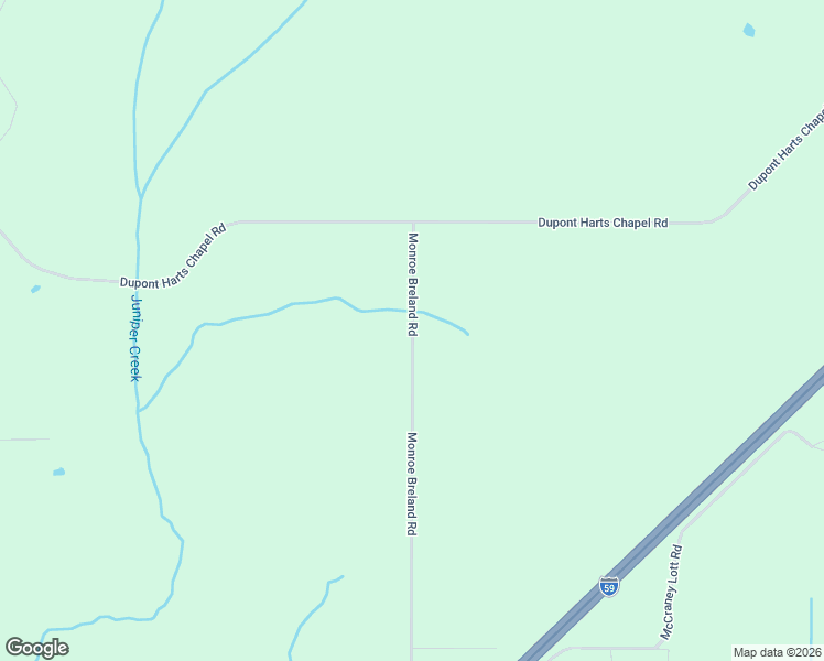 map of restaurants, bars, coffee shops, grocery stores, and more near 399 Monroe Breland Road in Poplarville