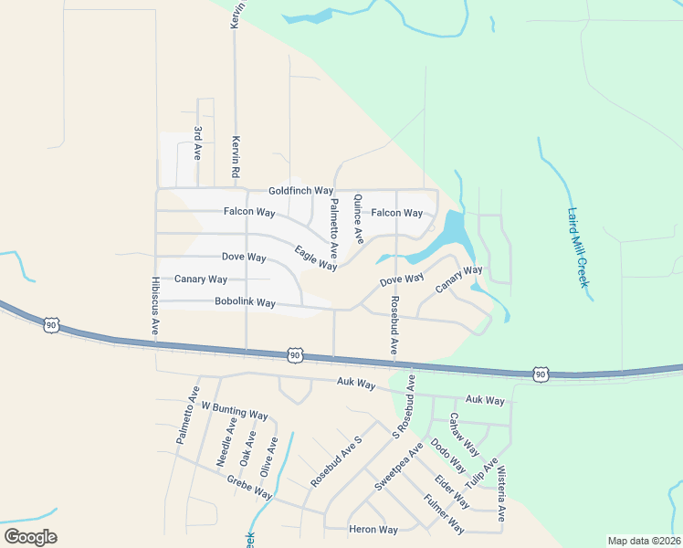 map of restaurants, bars, coffee shops, grocery stores, and more near 4666 Eagle Way in Crestview