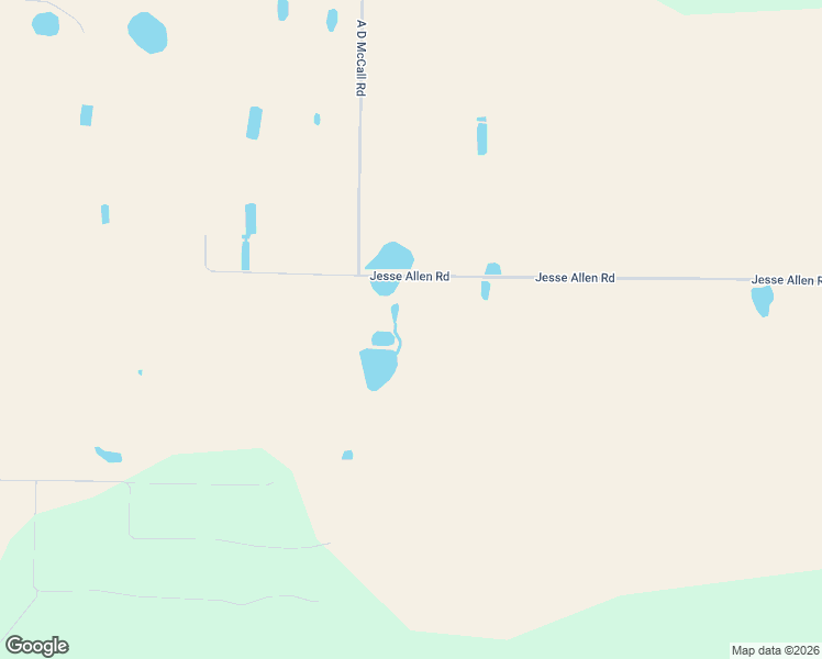 map of restaurants, bars, coffee shops, grocery stores, and more near 5801 Jesse Allen Road in Milton