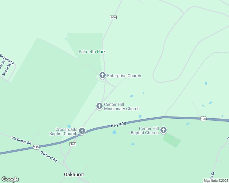 map of restaurants, bars, coffee shops, grocery stores, and more near 150 Harrison Road in Oakhurst